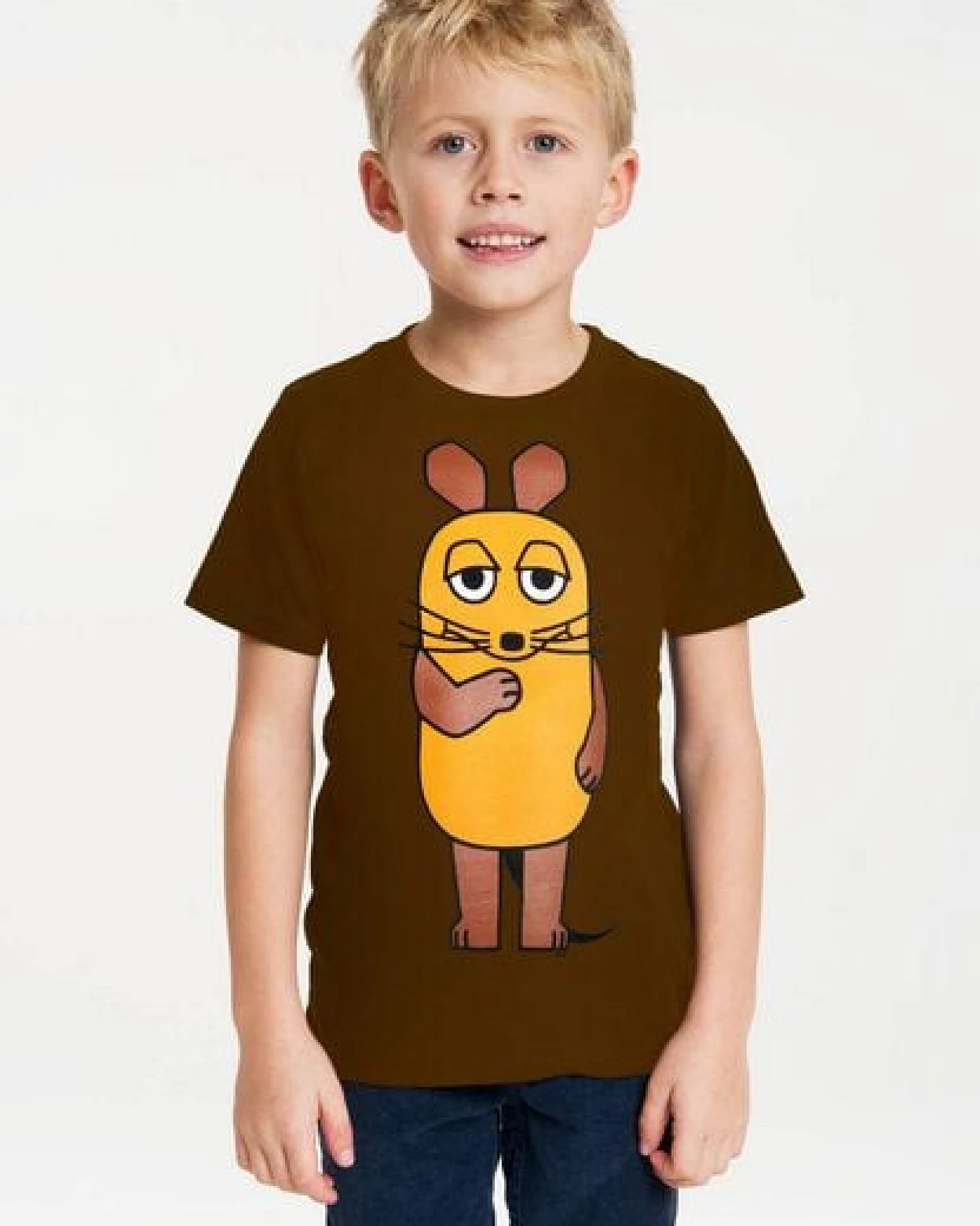 LOGOSH!RT LOGOSHIRT - Die Sendung mit der Maus - Die Maus - Kinder - Bio T-Shirt – Ansicht 4