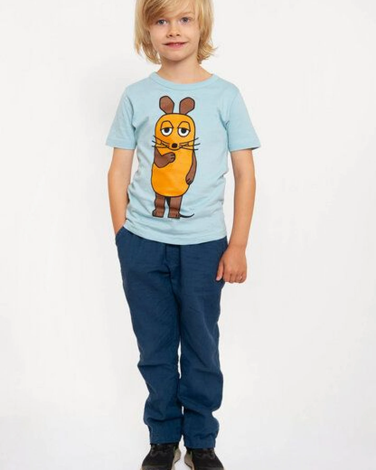LOGOSH!RT LOGOSHIRT - Die Sendung mit der Maus - Die Maus - Kinder - Bio T-Shirt – Ansicht 3