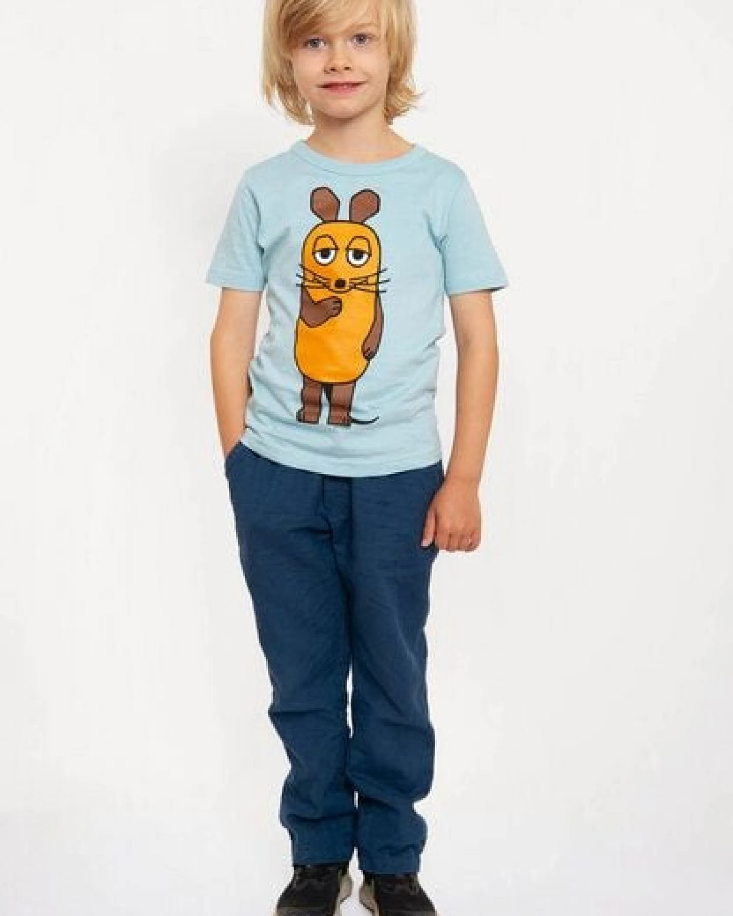 LOGOSH!RT LOGOSHIRT - Die Sendung mit der Maus - Die Maus - Kinder - Bio T-Shirt – Ansicht 3