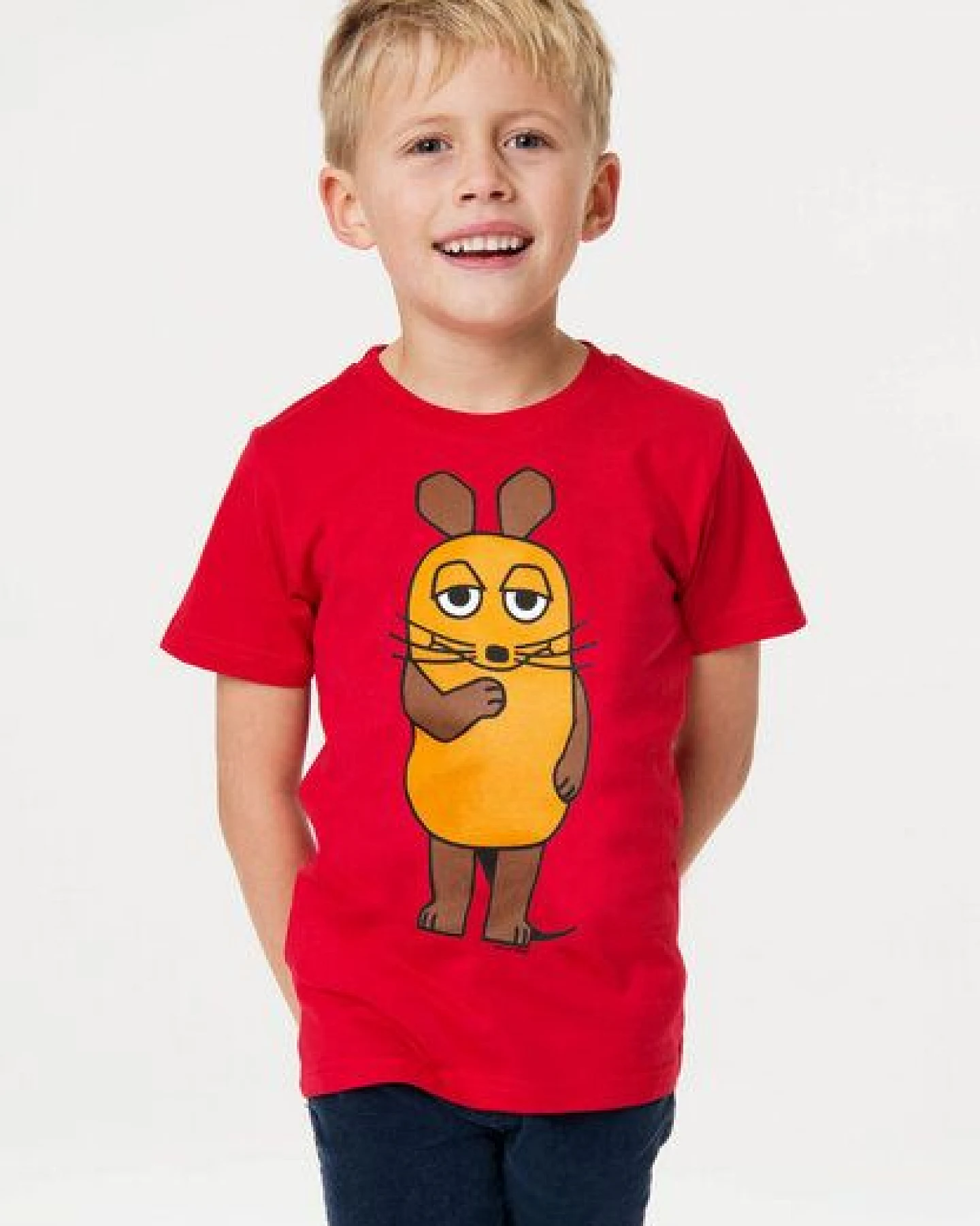 LOGOSH!RT LOGOSHIRT - Die Sendung mit der Maus - Die Maus - Kinder - Bio T-Shirt – Ansicht 4