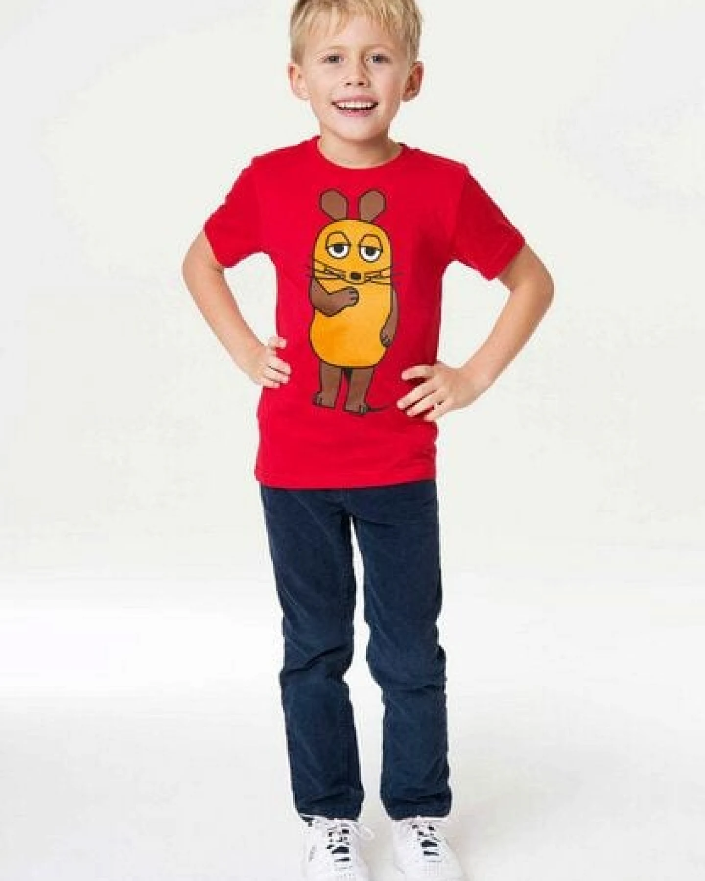 LOGOSH!RT LOGOSHIRT - Die Sendung mit der Maus - Die Maus - Kinder - Bio T-Shirt – Ansicht 3