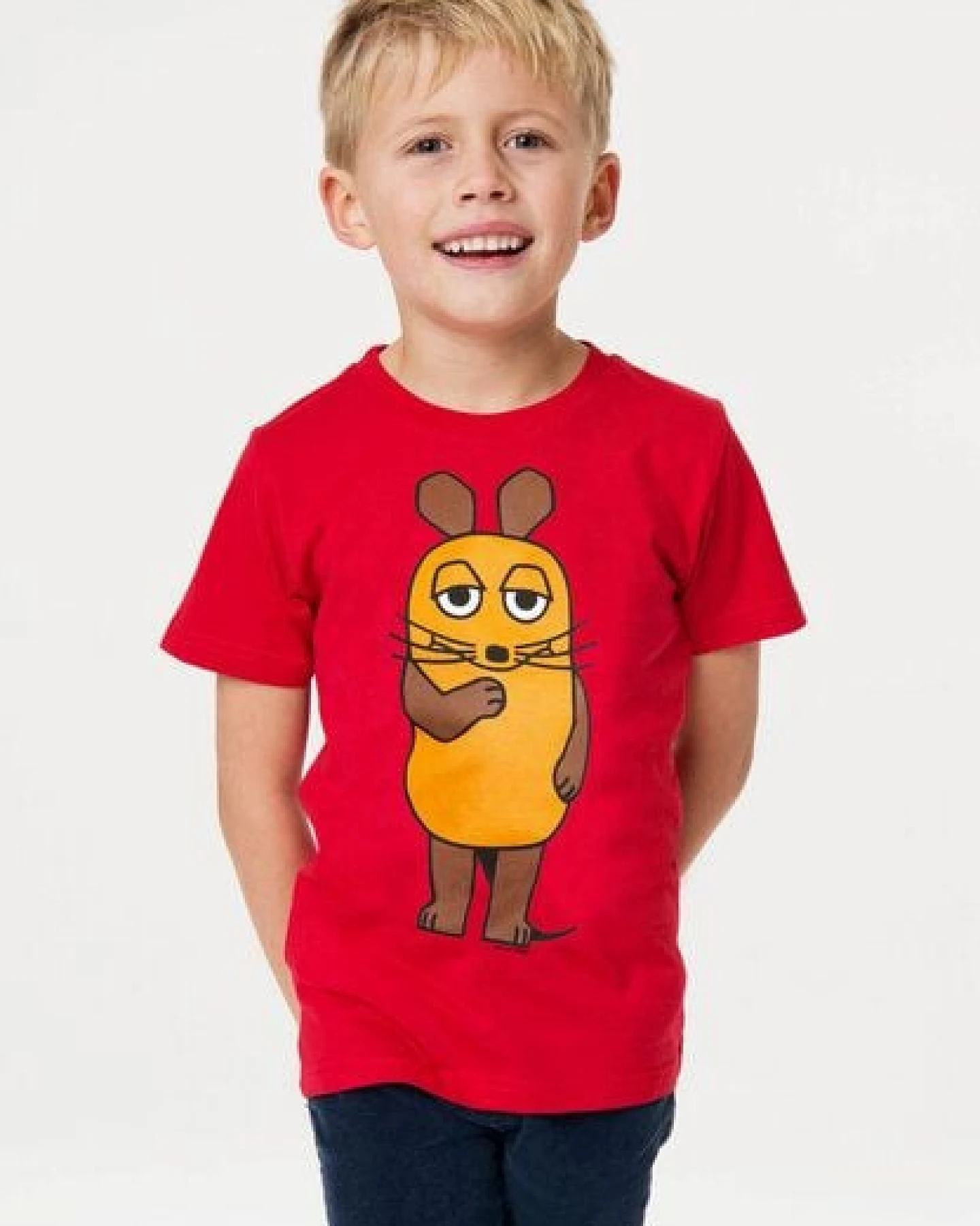 LOGOSH!RT LOGOSHIRT - Die Sendung mit der Maus - Die Maus - Kinder - Bio T-Shirt – Ansicht 4