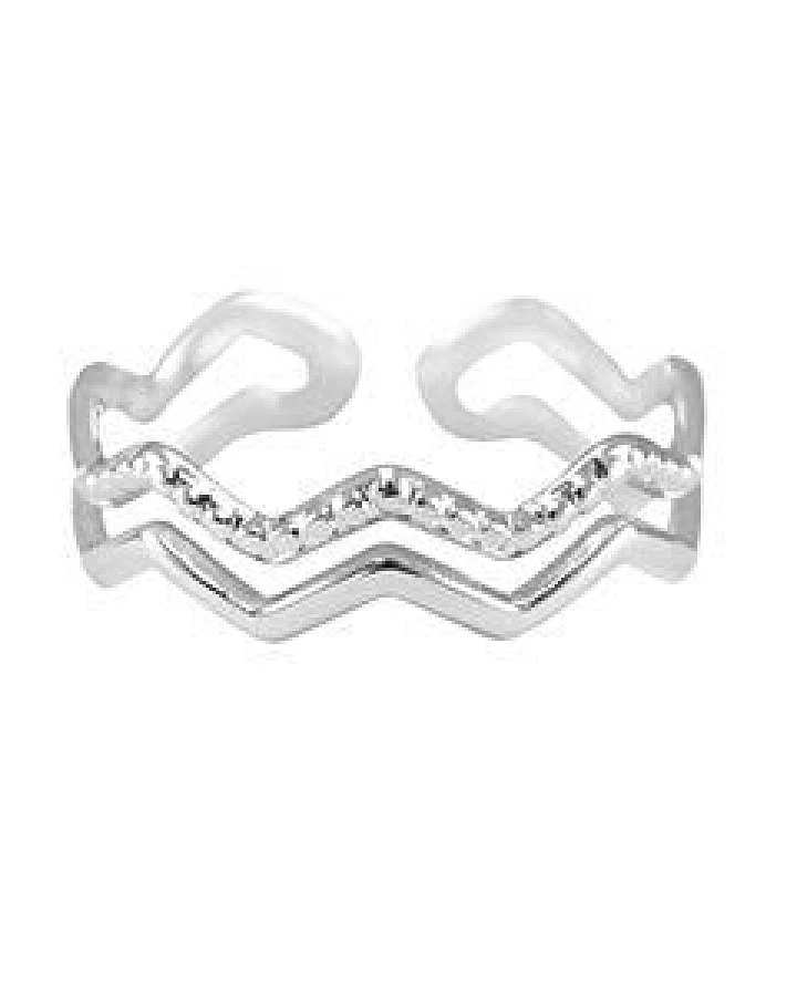 Größenverstellbarer BOHO Ring ca. Ø 17 - 19mm von Elektropulli