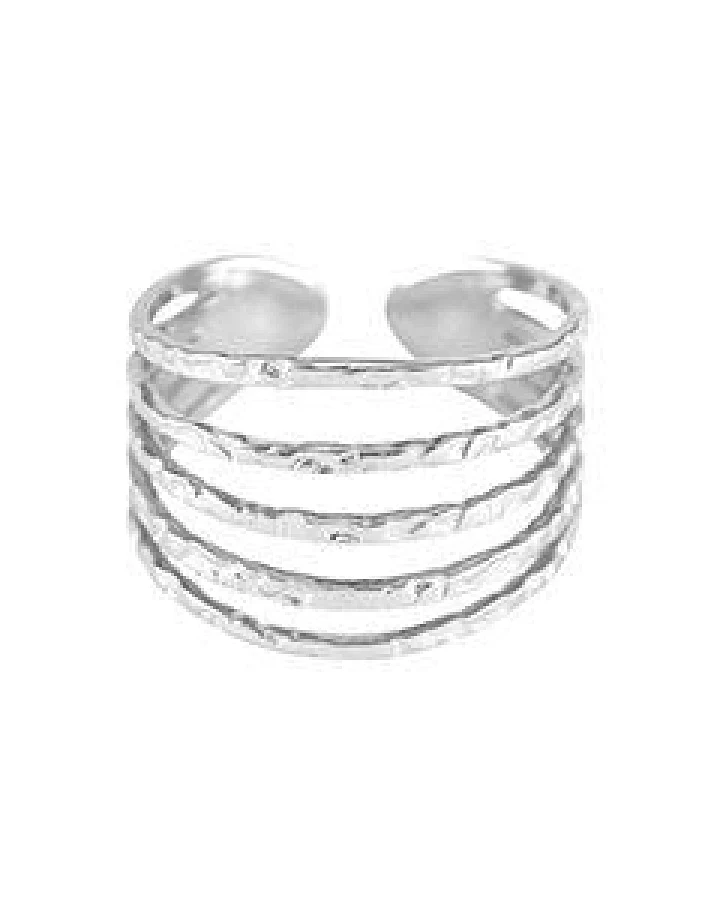 Größenverstellbarer BOHO Ring ca. Ø 17 - 19mm von Elektropulli