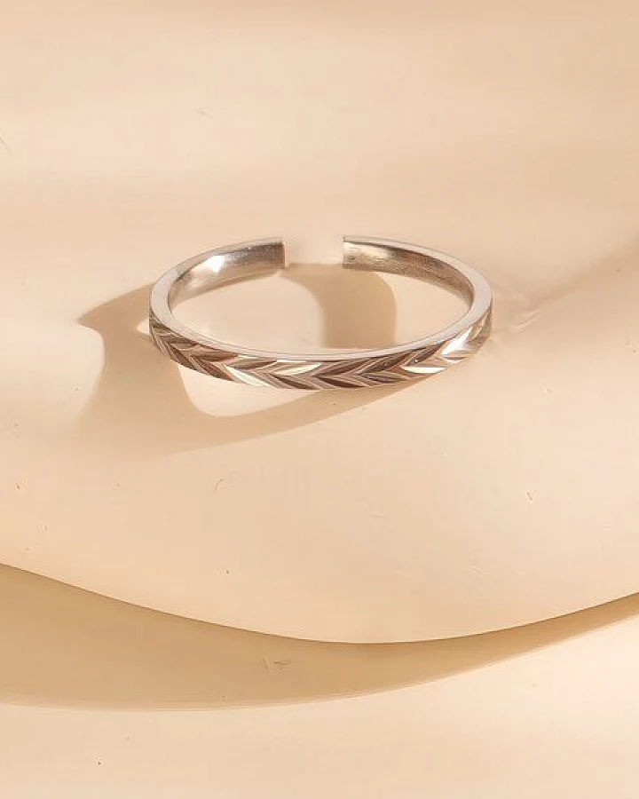 Größenverstellbarer BOHO Ring ca. Ø 17 - 19mm von Elektropulli