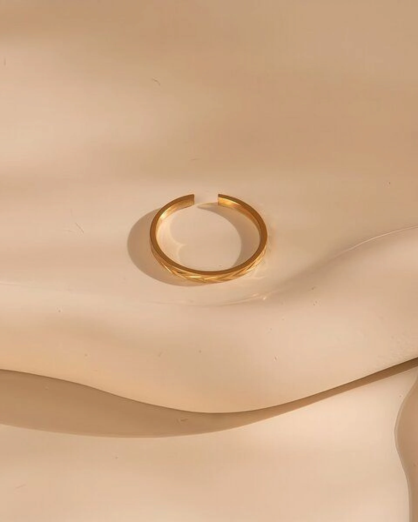 Größenverstellbarer BOHO Ring ca. Ø 17 - 19mm von Elektropulli – Ansicht 2