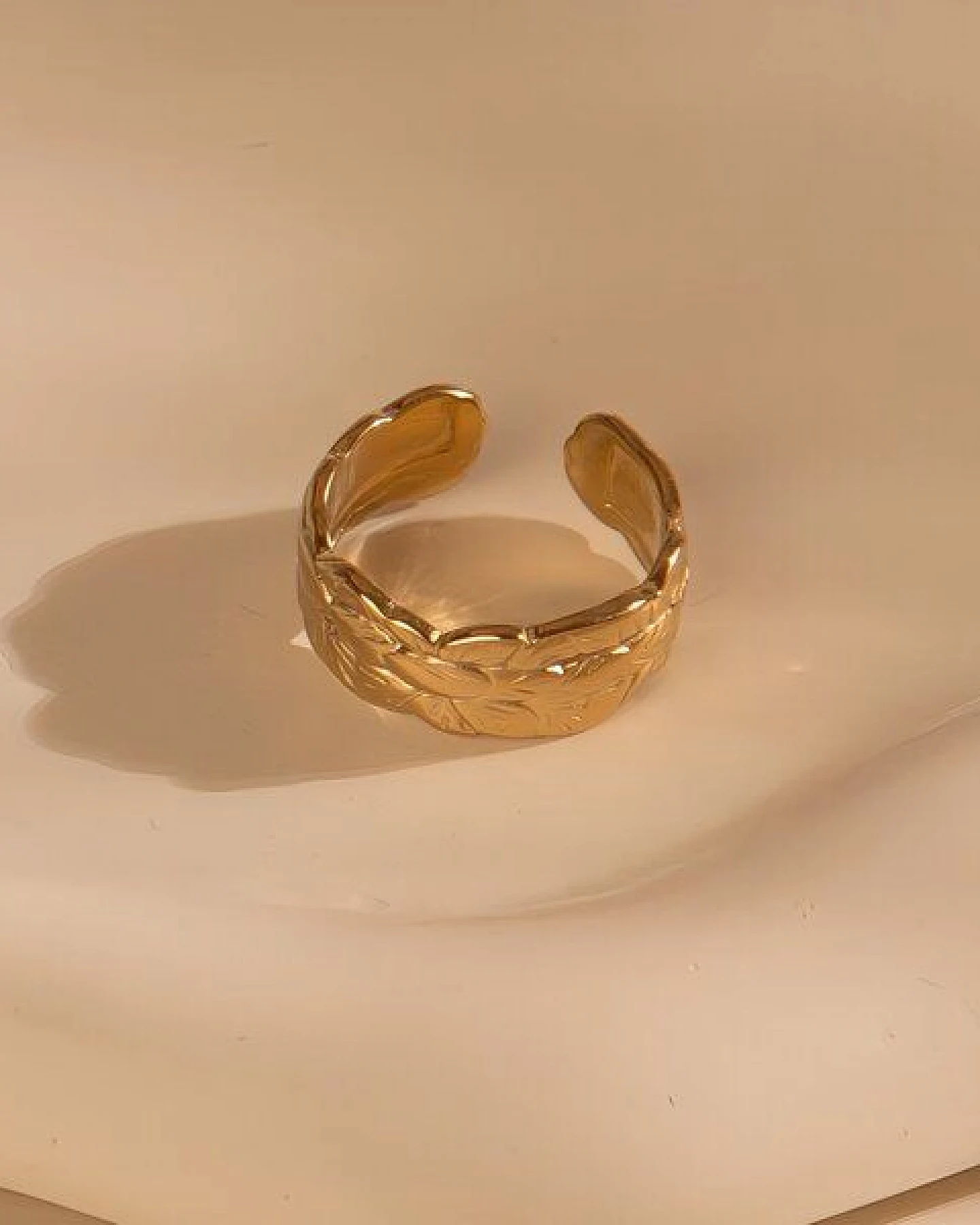 Größenverstellbarer BOHO Ring ca. Ø 17 - 19mm von Elektropulli – Ansicht 2