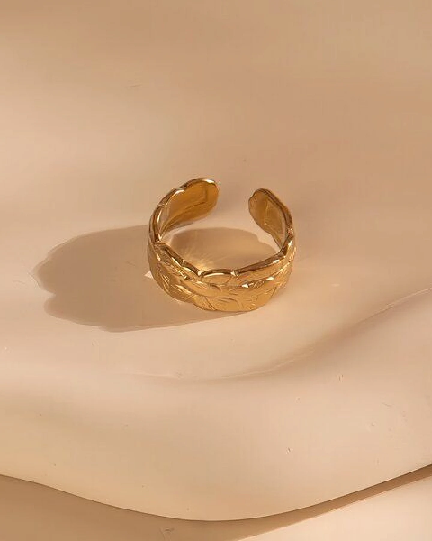 Größenverstellbarer BOHO Ring ca. Ø 17 - 19mm von Elektropulli – Ansicht 3