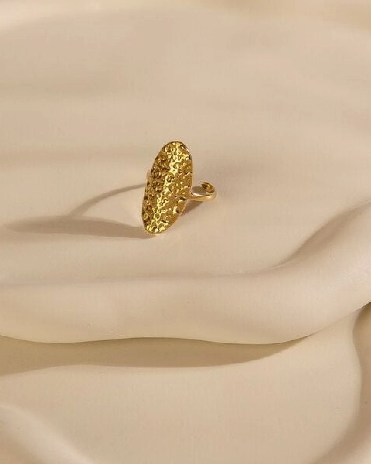 Größenverstellbarer BOHO Ring ca. Ø 17 - 19mm von Elektropulli – Ansicht 3