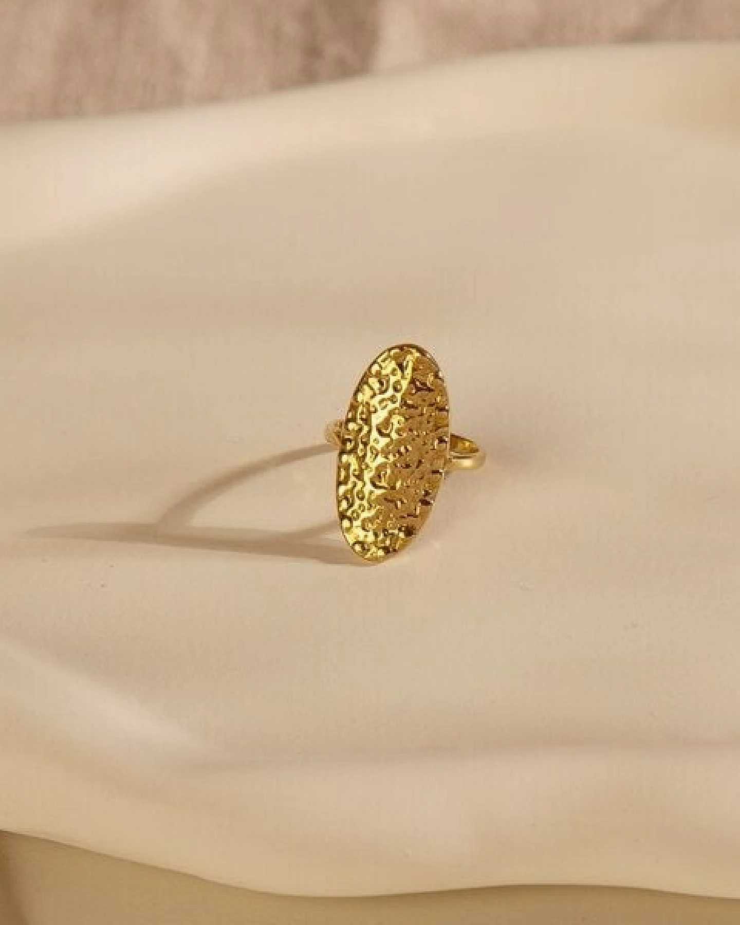 Größenverstellbarer BOHO Ring ca. Ø 17 - 19mm von Elektropulli – Ansicht 4