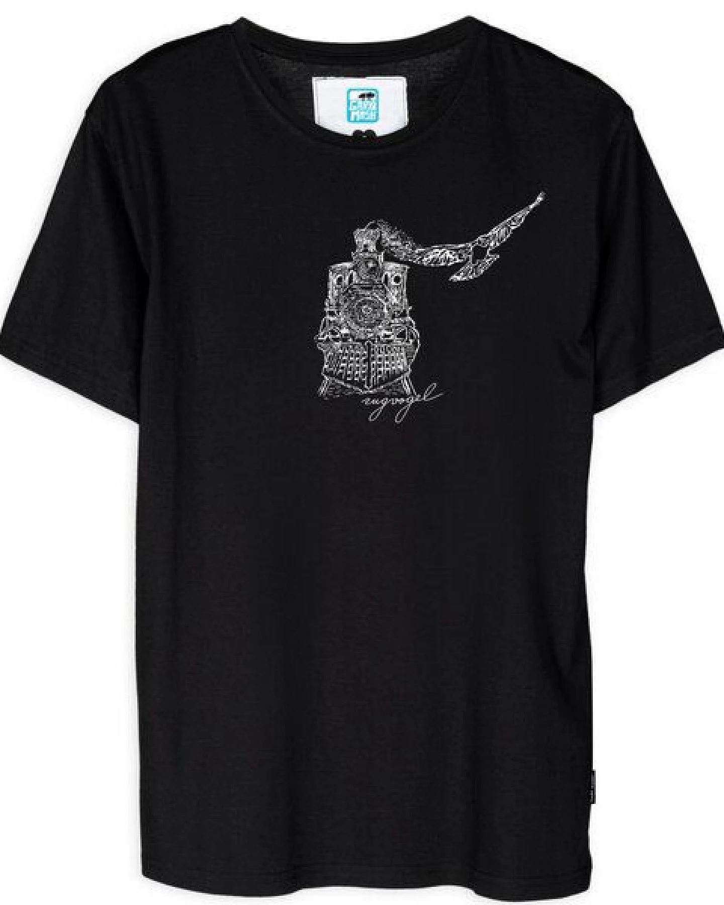 GARY MASH T-Shirt Zugvogel aus Biobaumwolle – Ansicht 2