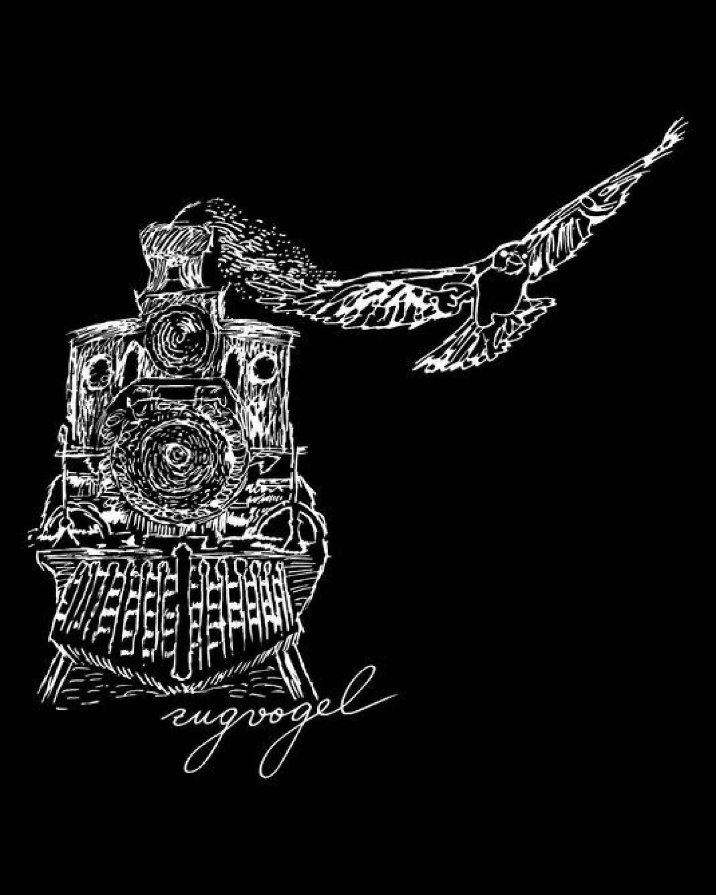 GARY MASH T-Shirt Zugvogel aus Biobaumwolle – Ansicht 3