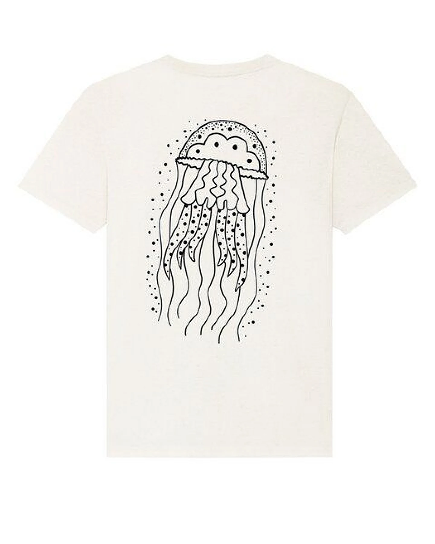 vis wear Qualle - Göttin im Ozean - Unisex T-Shirt - Recycled Bio Baumwolle – Ansicht 2