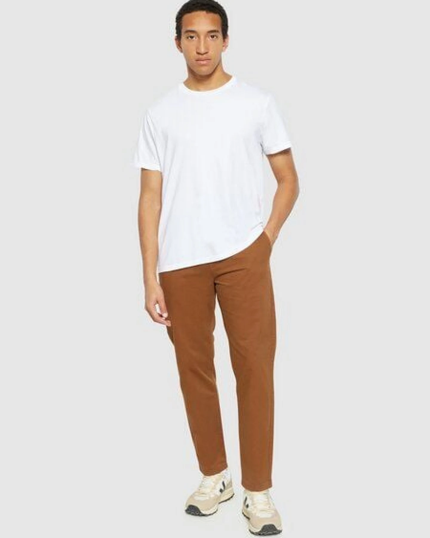 KnowledgeCotton Apparel Twill-Chinohose - CHUCK regular chino twill pants - aus Bio Baumwolle – Ansicht 3