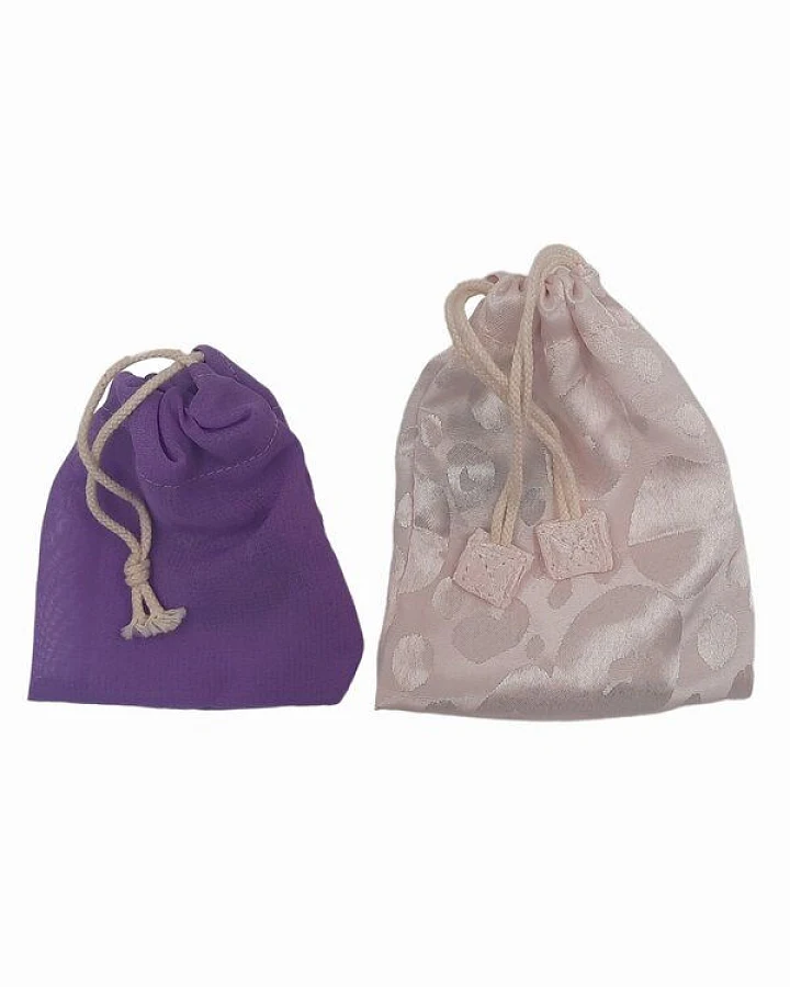 Rice&Carry FAIR ZONE Sari Geschenkbeutel 2er Set