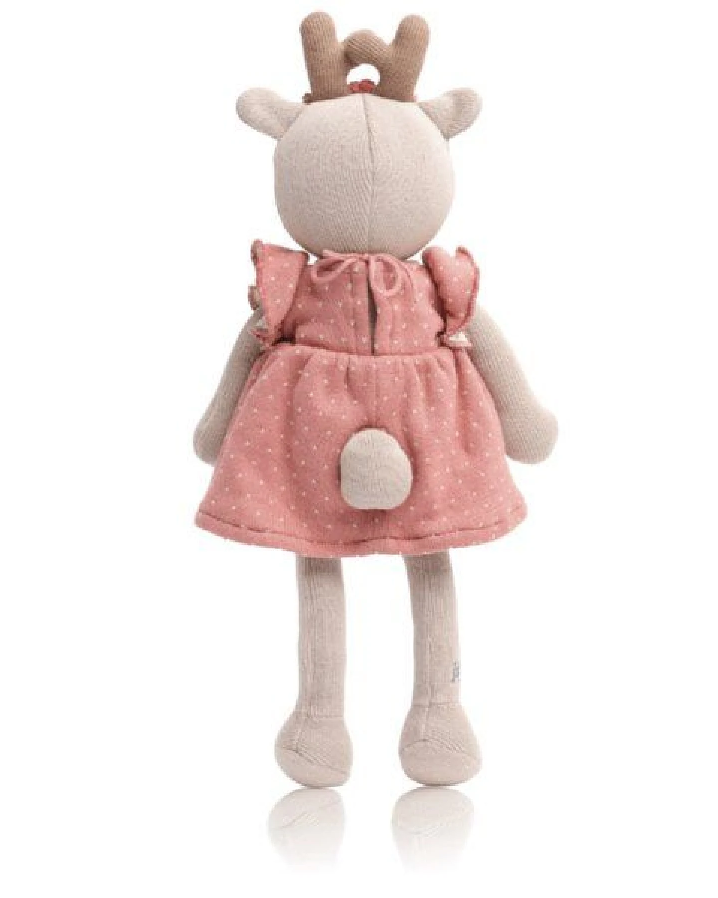 junikind Nachhaltiges Kuscheltier "Reh Tilla", Baumwolle (Bio), 40 cm – Ansicht 2