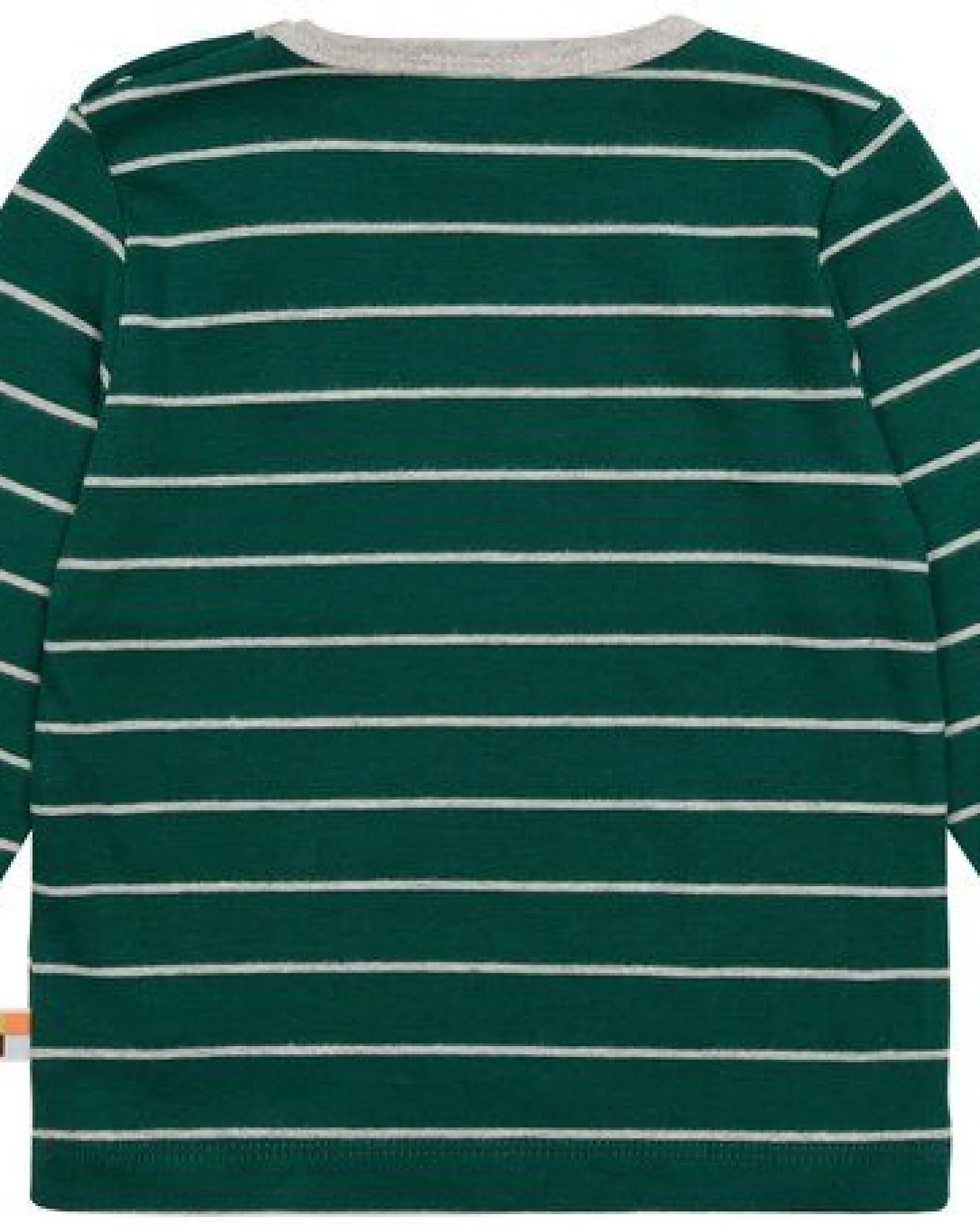 loud + proud Babys & Kinder Shirt Langarm Ringel, GOTS-zertifiziert – Ansicht 2