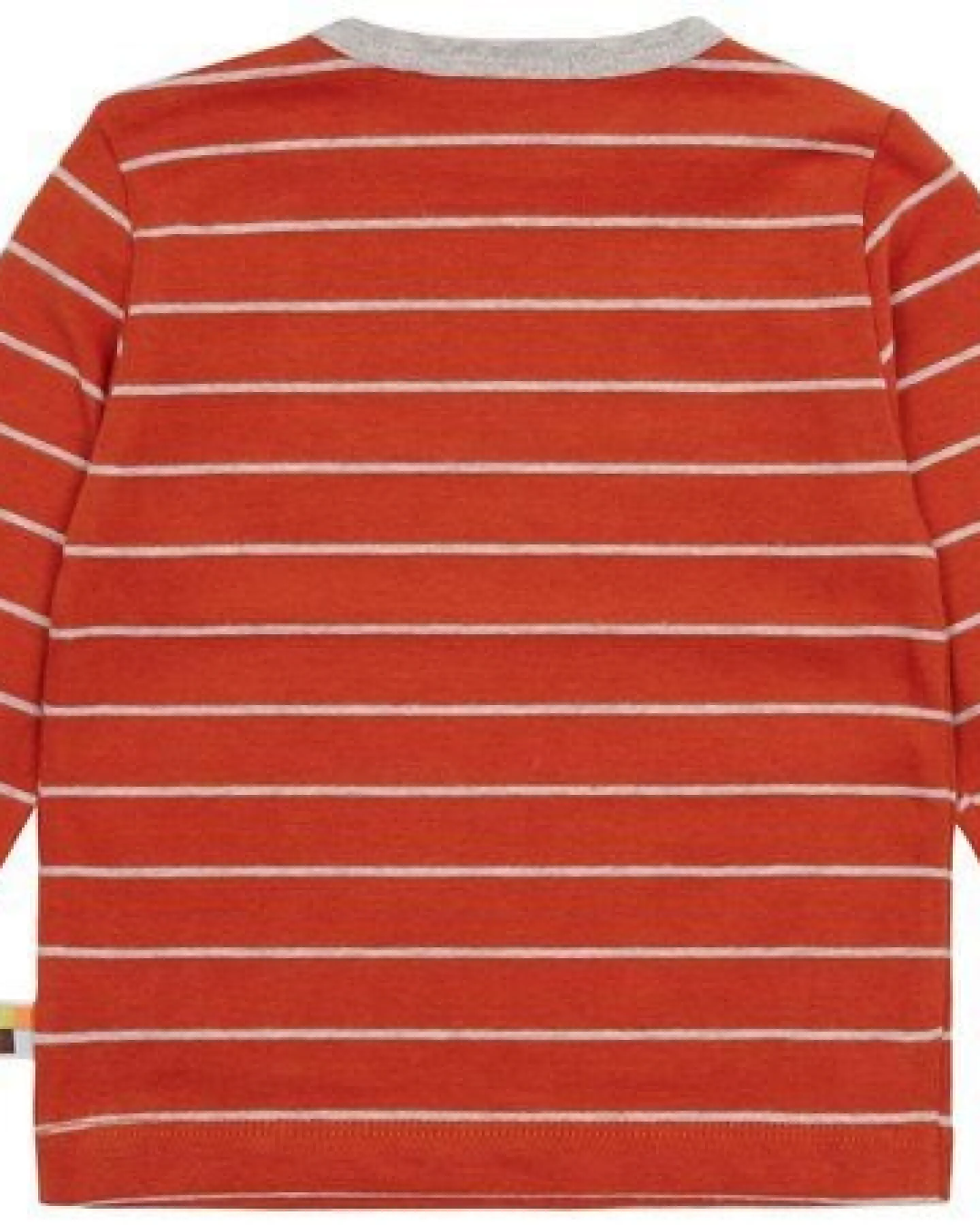 loud + proud Babys & Kinder Shirt Langarm Ringel, GOTS-zertifiziert – Ansicht 2