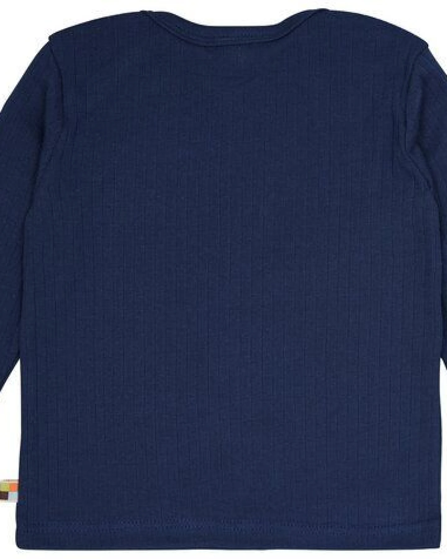 loud + proud Babys & Kinder Shirt Langarm Uni, GOTS-zertifiziert – Ansicht 2