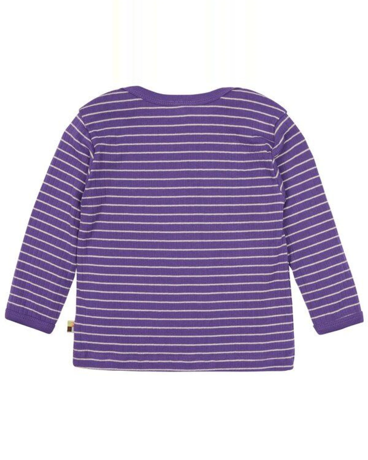 loud + proud Babys & Kinder Shirt Langarm Derby Rib, GOTS-zertifiziert – Ansicht 2