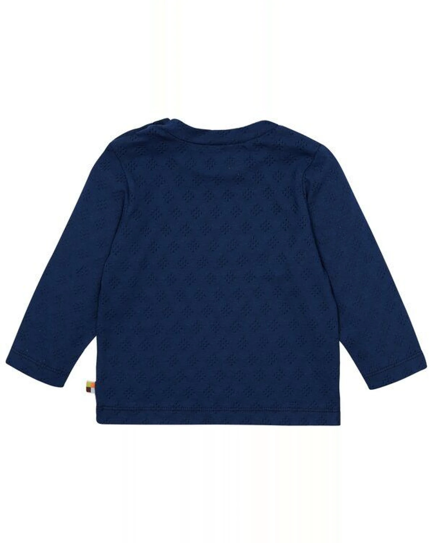 loud + proud Babys & Kinder Shirt Langarm Jacquard Strick, GOTS-zertifiziert – Ansicht 2