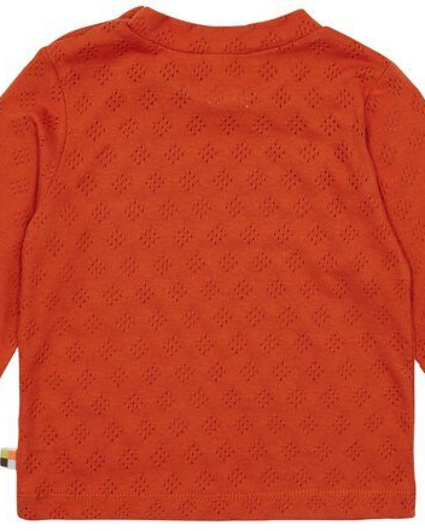 loud + proud Babys & Kinder Shirt Langarm Jacquard Strick, GOTS-zertifiziert – Ansicht 2
