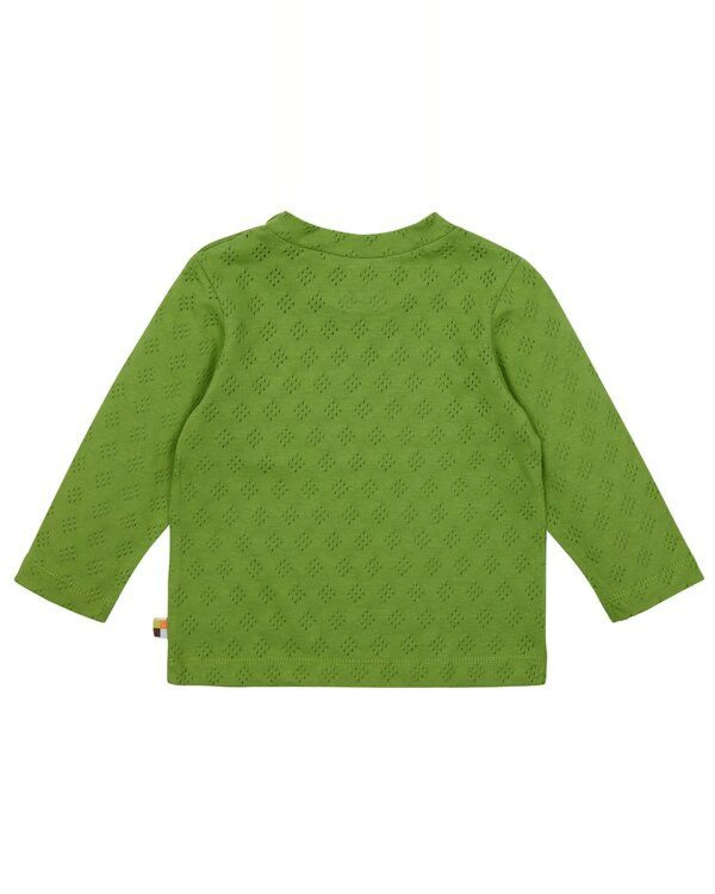 loud + proud Babys & Kinder Shirt Langarm Jacquard Strick, GOTS-zertifiziert – Ansicht 2