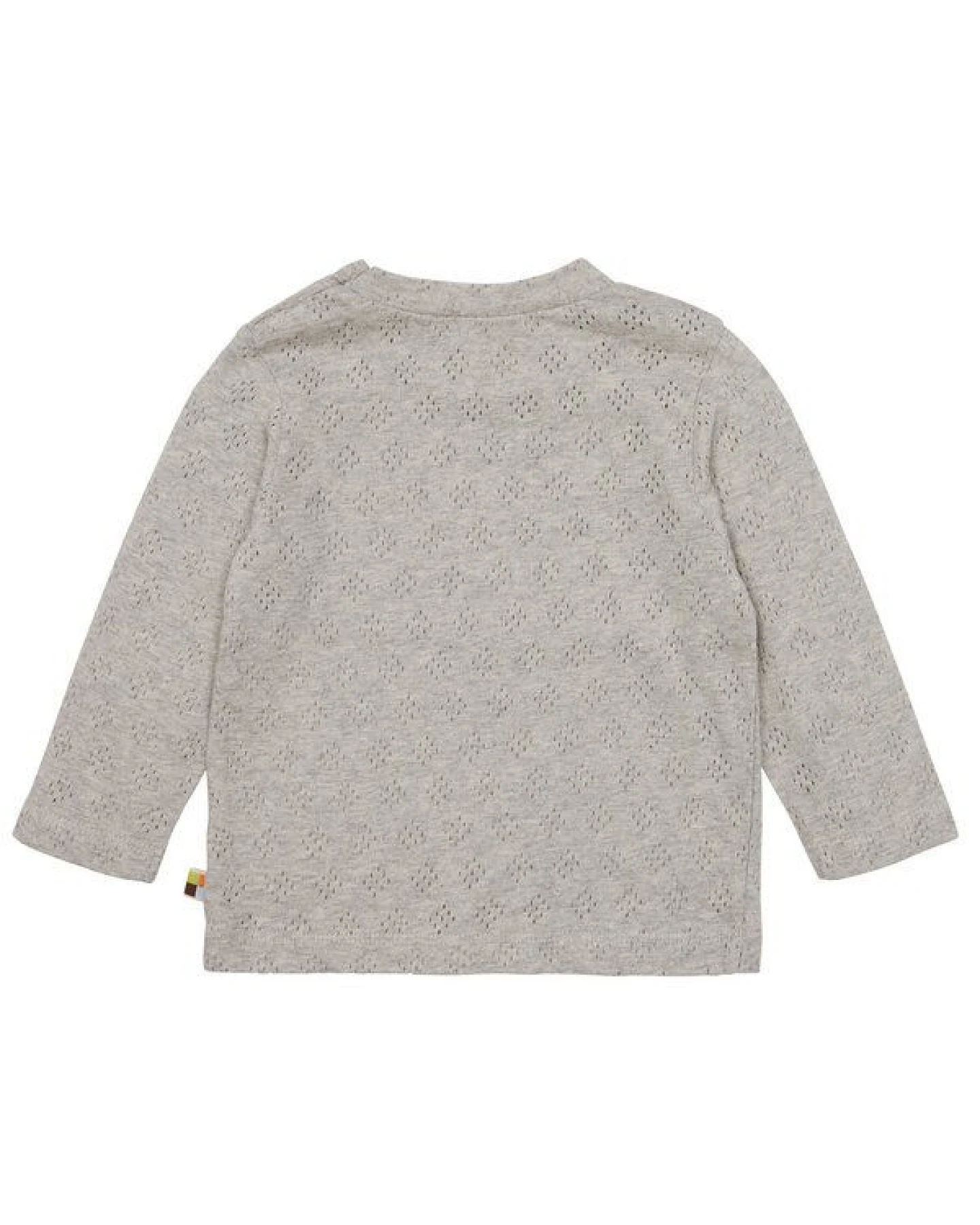 loud + proud Babys & Kinder Shirt Langarm Jacquard Strick, GOTS-zertifiziert – Ansicht 2