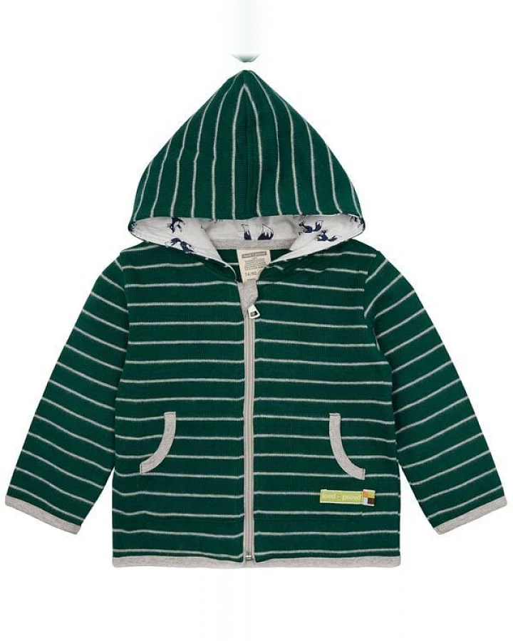 loud + proud Babys & Kinder Jacke Ringel, GOTS-zertifiziert