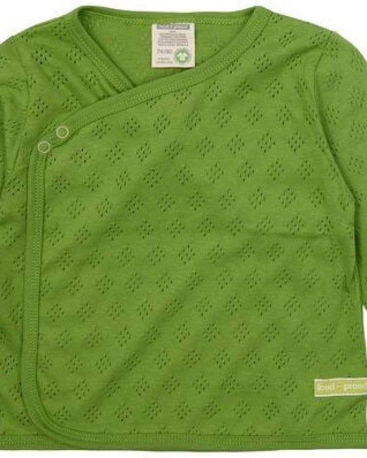 loud + proud Babys & Kinder Wickeljacke Jacquard Strick, GOTS-zertifiziert