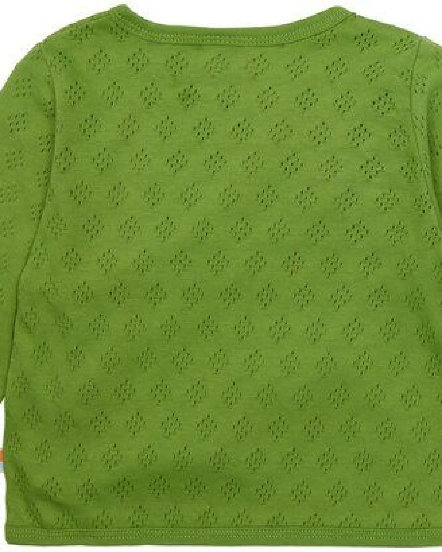 loud + proud Babys & Kinder Wickeljacke Jacquard Strick, GOTS-zertifiziert – Ansicht 2