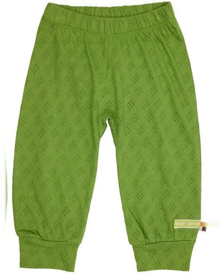 loud + proud Baby & Kinder Hose Jacquard Strick, GOTS-zertifiziert