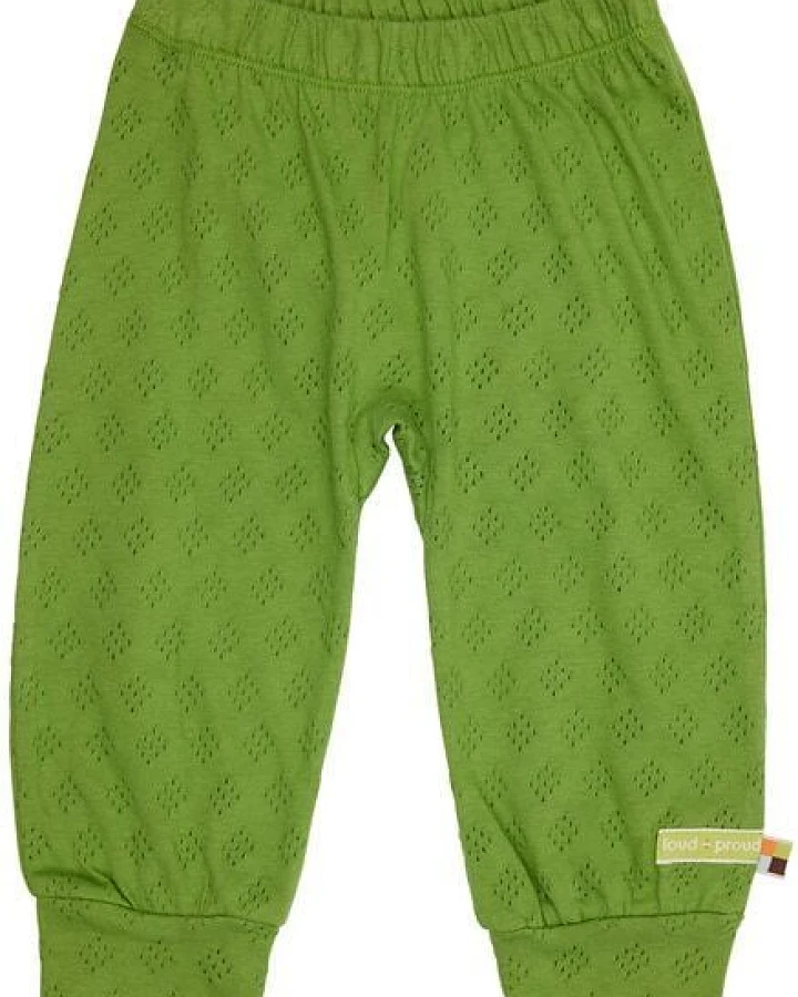 loud + proud Baby & Kinder Hose Jacquard Strick, GOTS-zertifiziert