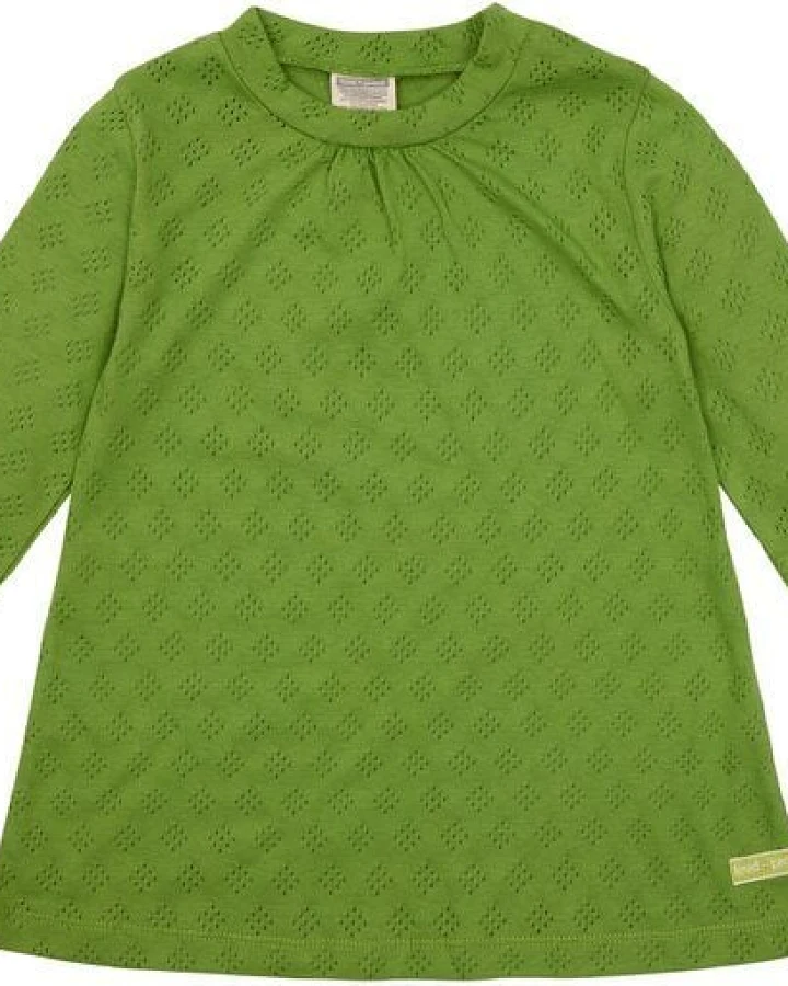 loud + proud Baby & Kinder Kleid Jacquard Strick, GOTS-zertifiziert