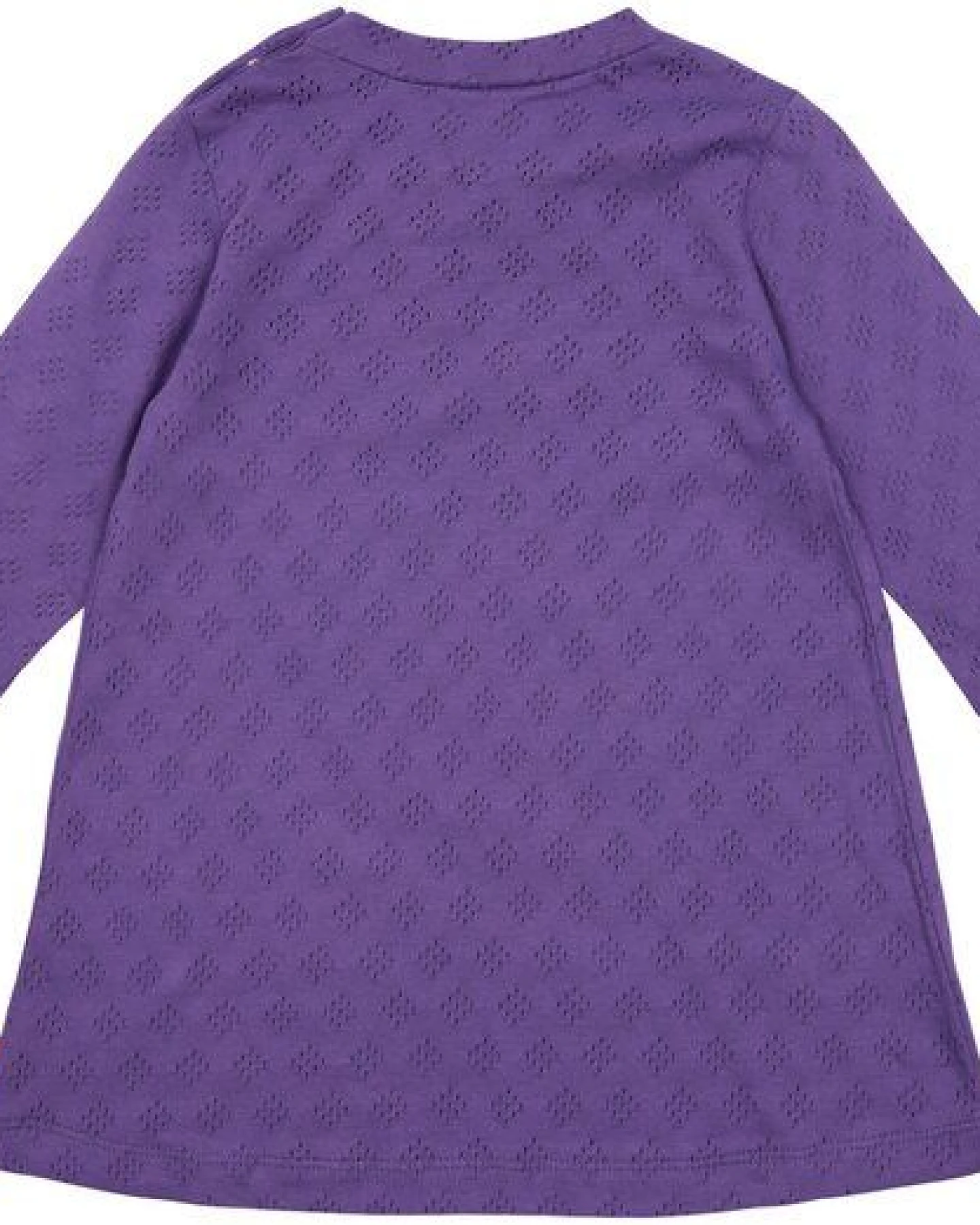 loud + proud Baby & Kinder Kleid Jacquard Strick, GOTS-zertifiziert – Ansicht 2