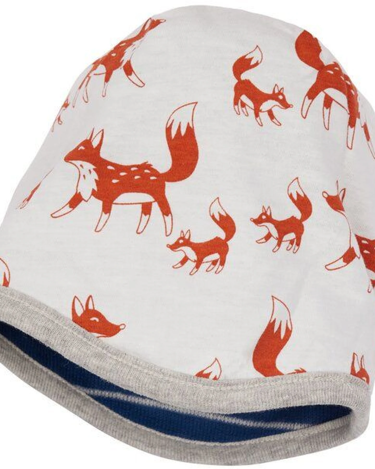 loud + proud Baby & Kinder Wendemütze Ringel, GOTS-zertifiziert – Ansicht 2