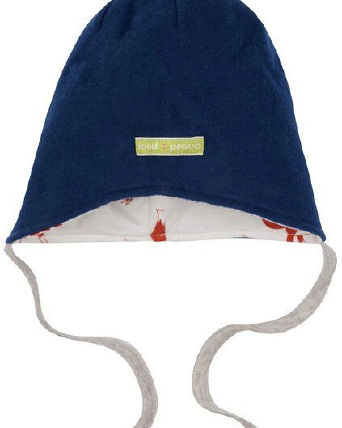 loud + proud Baby & Kinder Mütze Fleece, GOTS-zertifiziert – Ansicht 3
