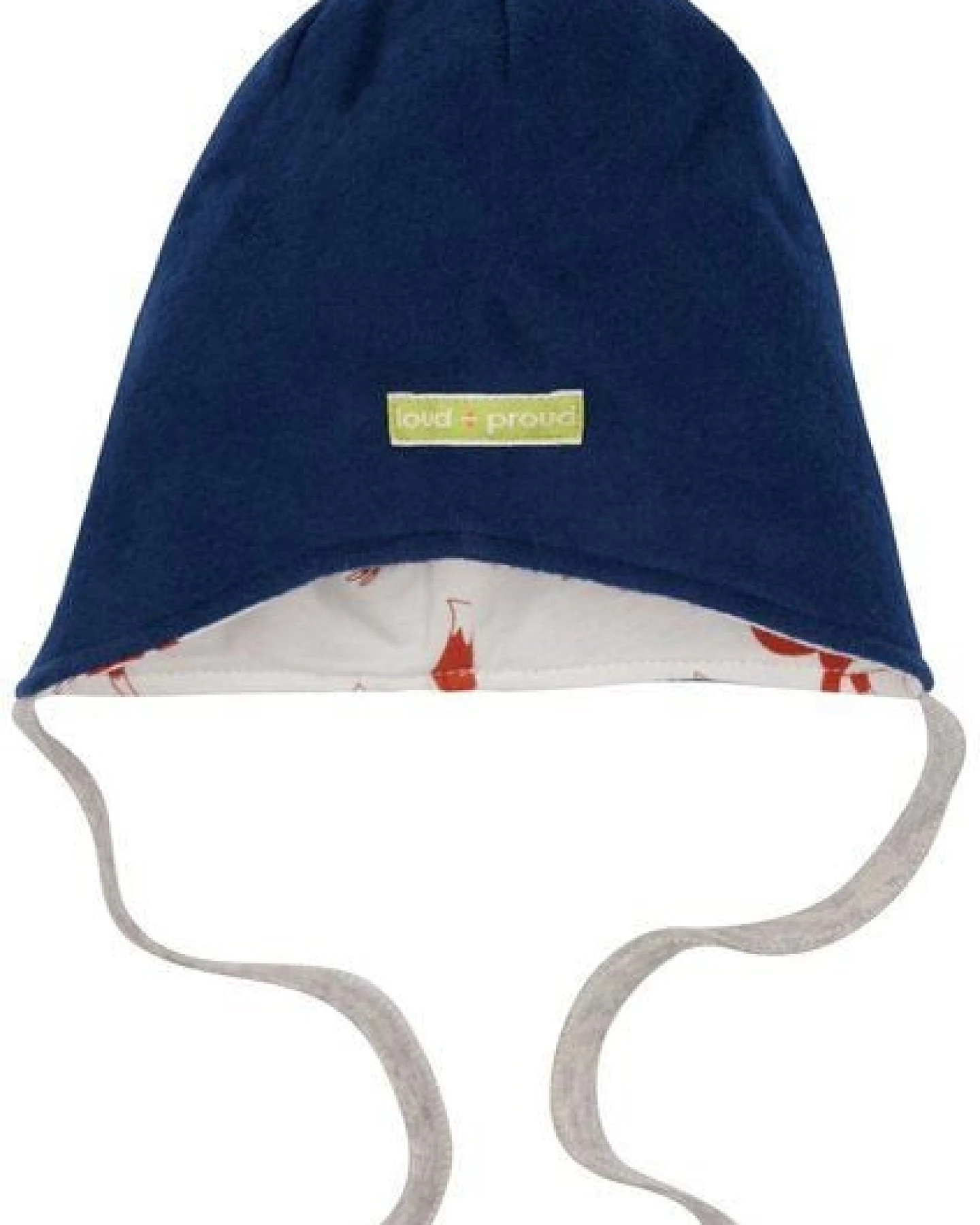 loud + proud Baby & Kinder Mütze Fleece, GOTS-zertifiziert – Ansicht 3