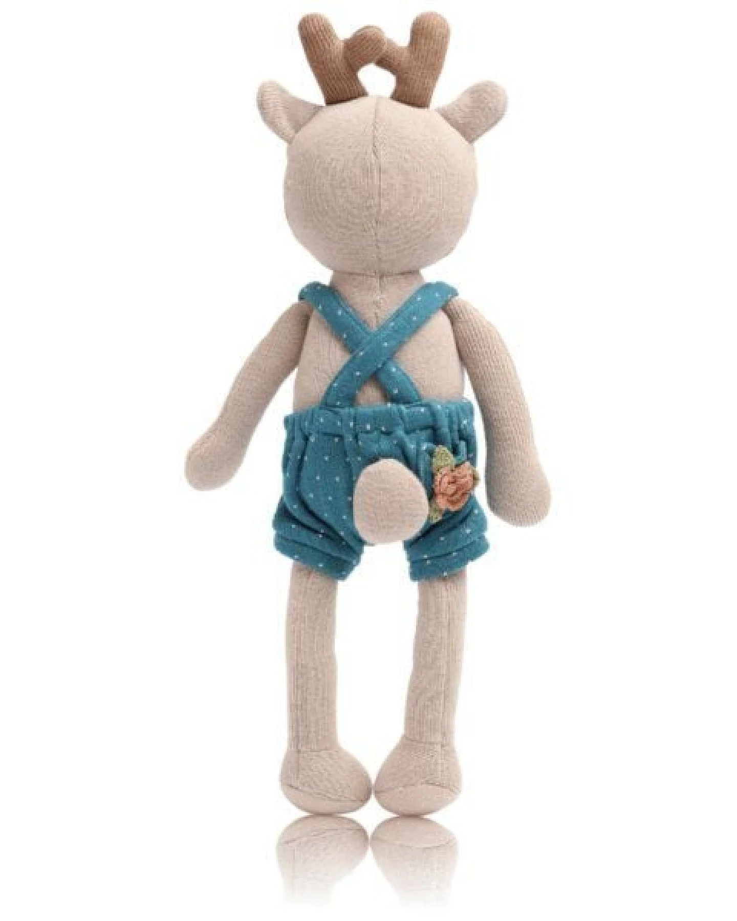 junikind Nachhaltiges Kuscheltier "Reh Kalle", Baumwolle (Bio), 40 cm – Ansicht 2
