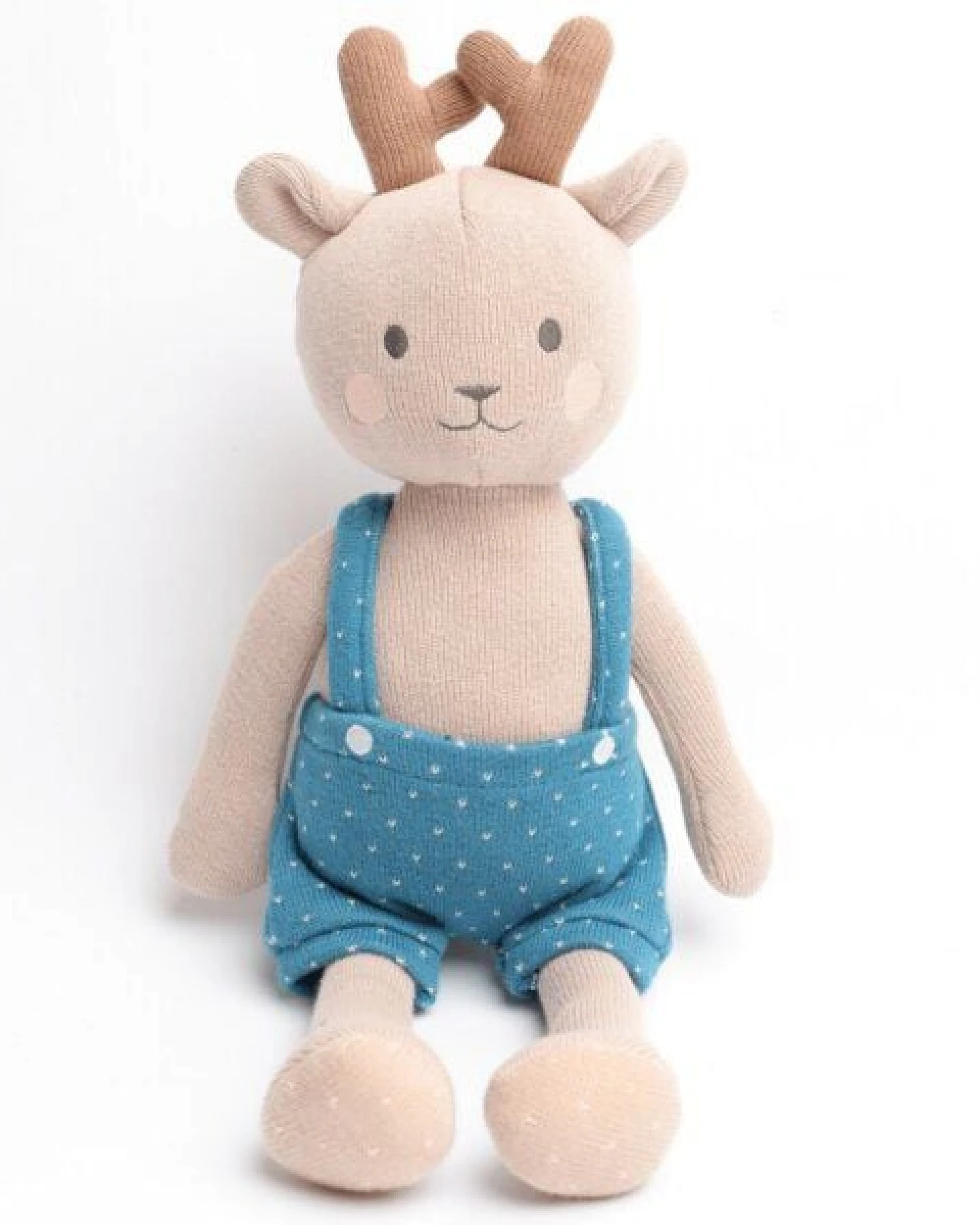 junikind Nachhaltiges Kuscheltier "Reh Kalle", Baumwolle (Bio), 40 cm – Ansicht 4