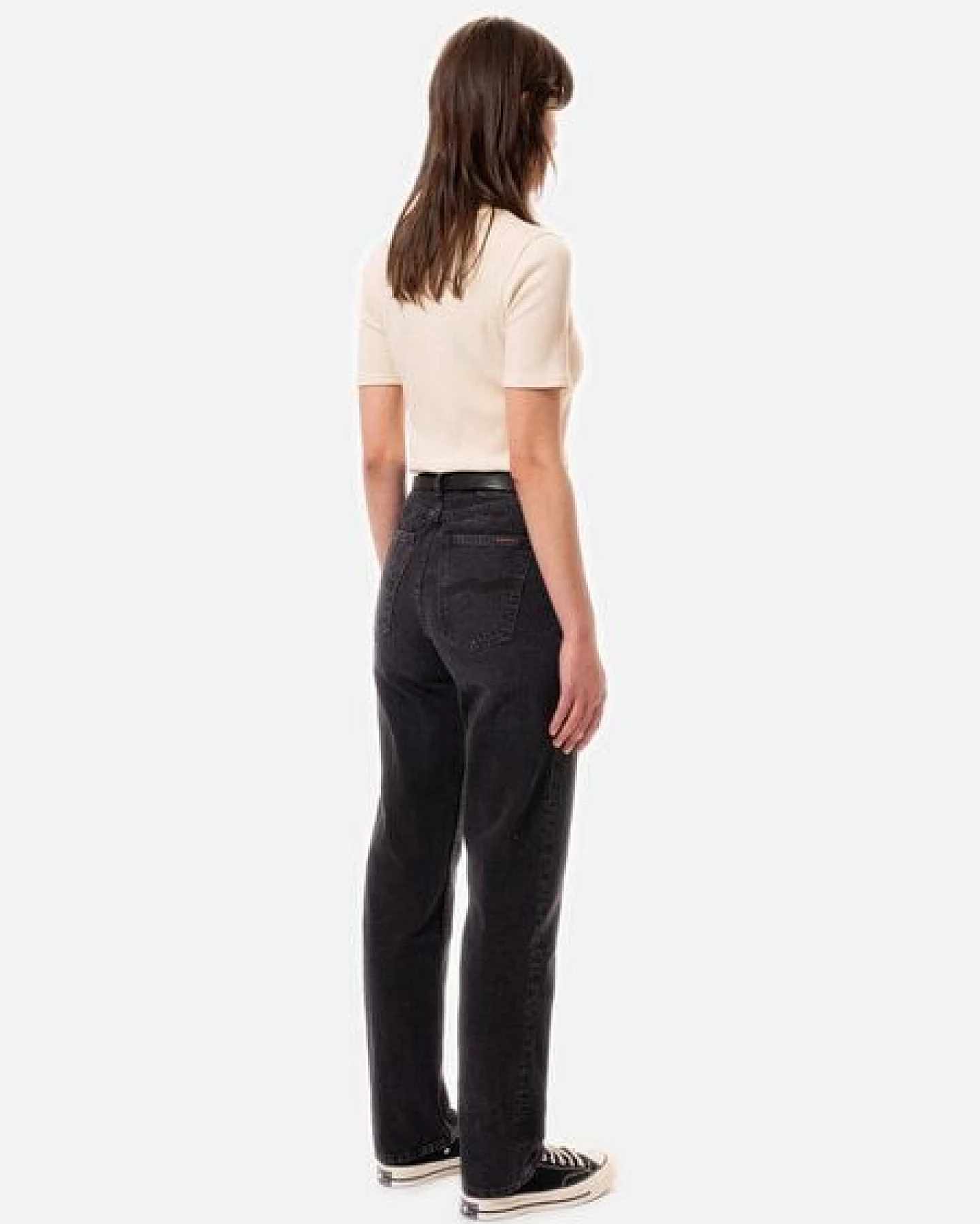 Nudie Jeans Lofty Lo - Vintage Black – Ansicht 3