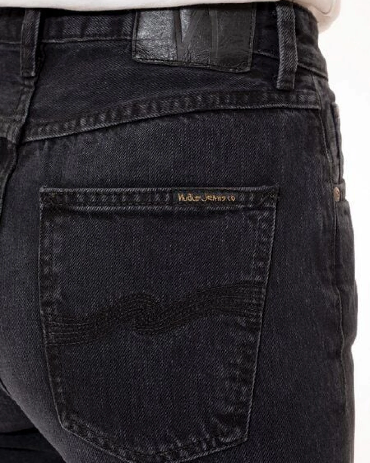 Nudie Jeans Lofty Lo - Vintage Black – Ansicht 4