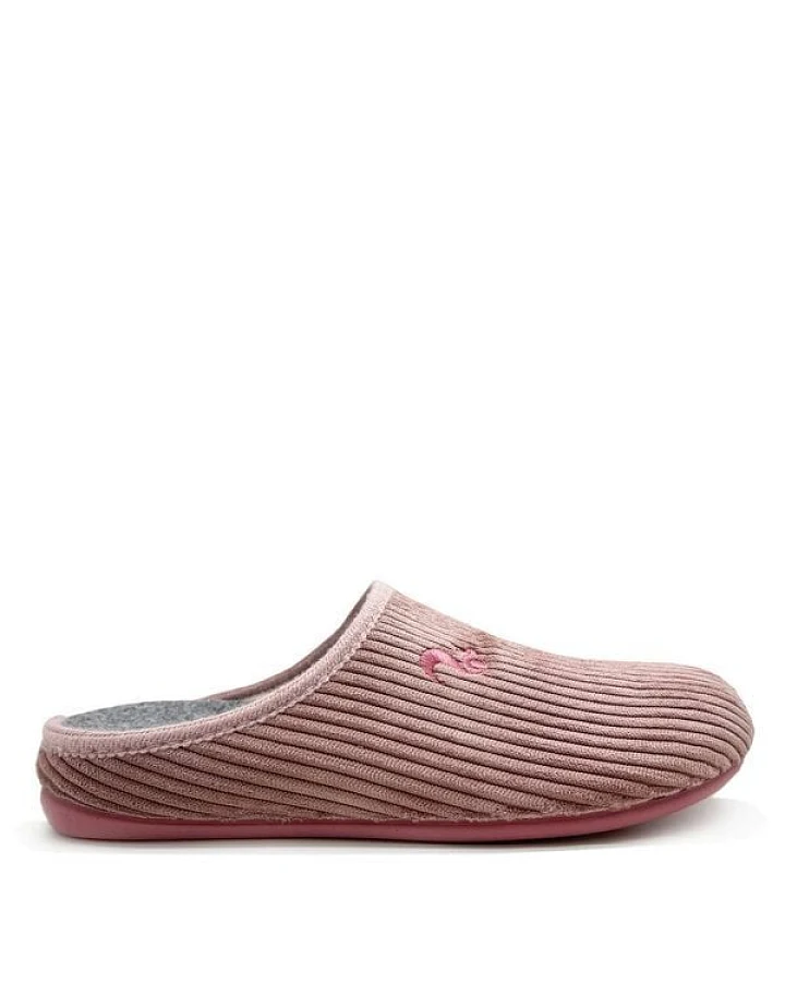 Veganer "thies ® Eco Cord Slipper" aus zertifiziertem recyceltem PES Cord