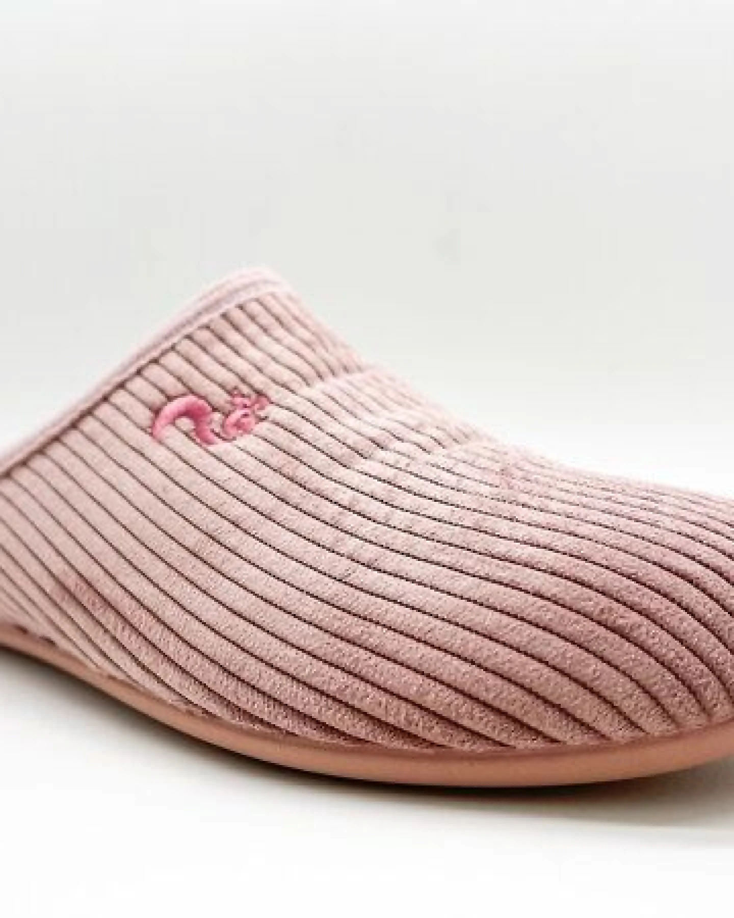 Veganer "thies ® Eco Cord Slipper" aus zertifiziertem recyceltem PES Cord – Ansicht 2