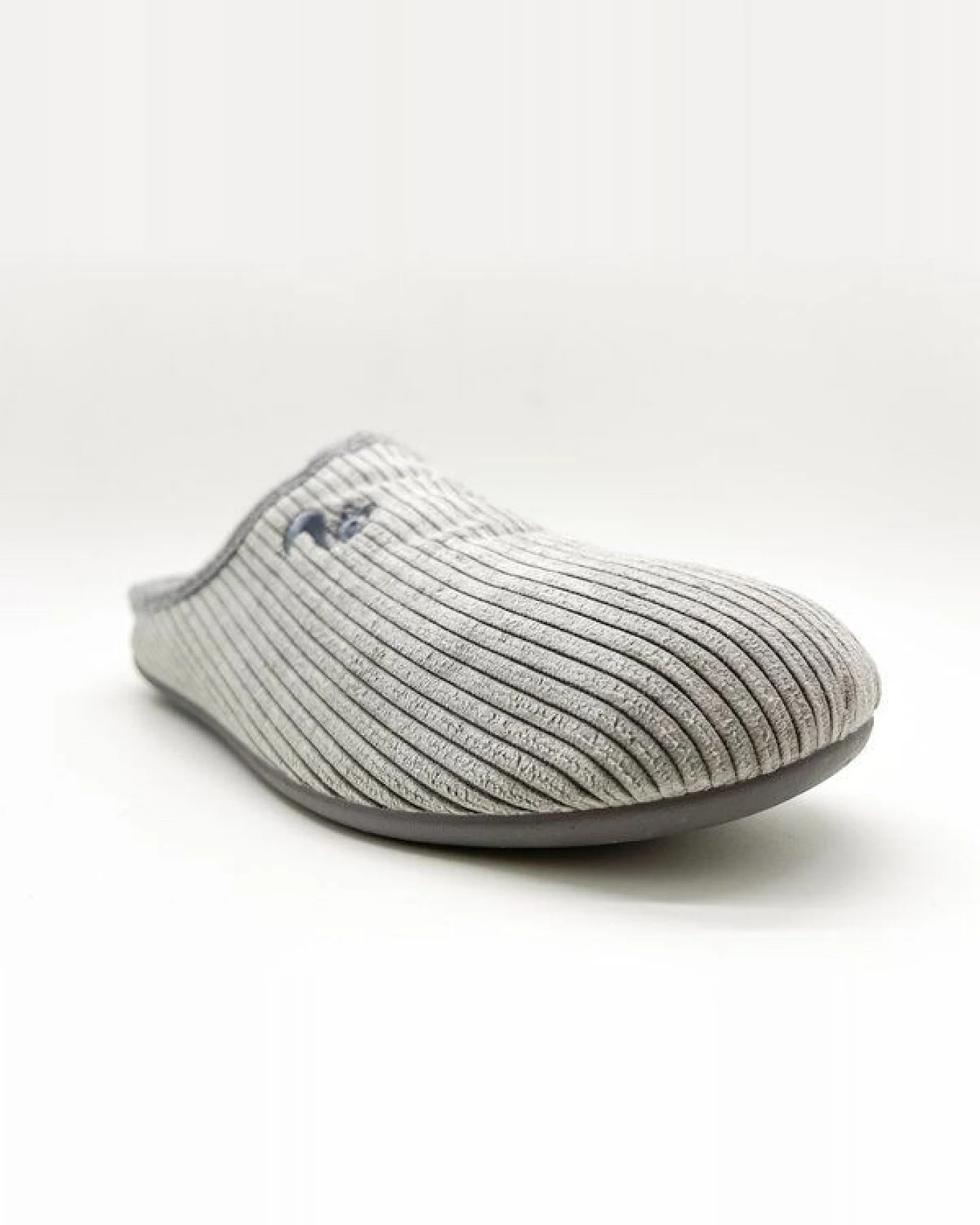 Veganer "thies ® Eco Cord Slipper" aus zertifiziertem recyceltem PES Cord – Ansicht 2