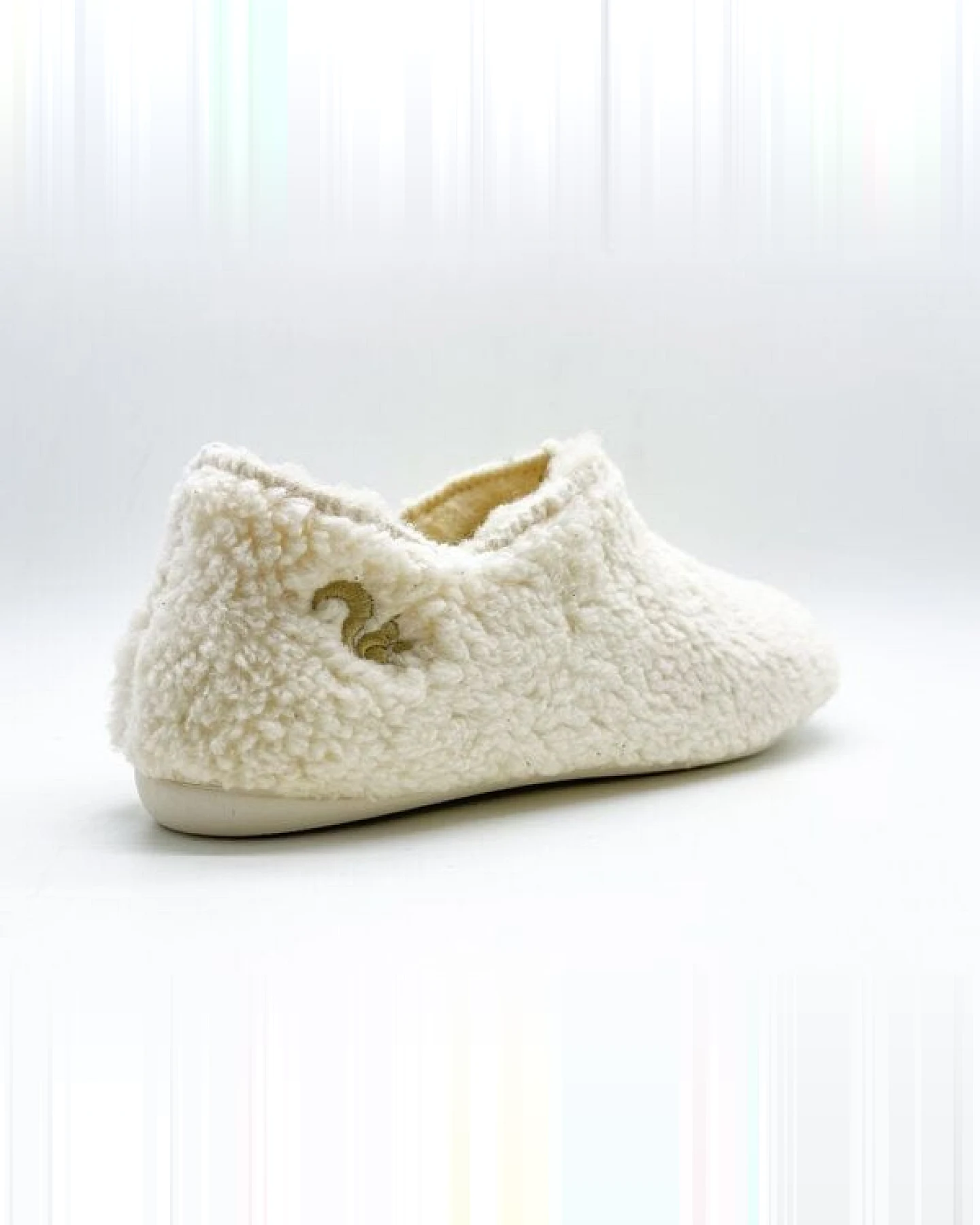 Veganer "thies ® Eco Teddy Slipper Boots" aus weicher, zertifizierter Biobaumwolle – Ansicht 4