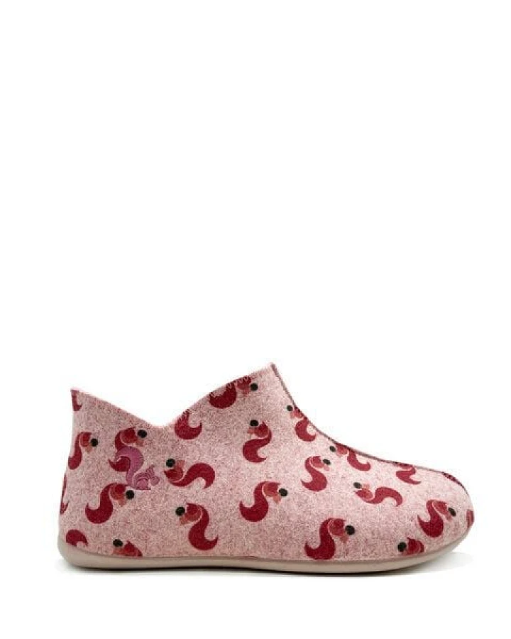 Veganer Kids Squirrel Slipper Boot "thies ® PET" aus recycelten Flaschen, fair produziert