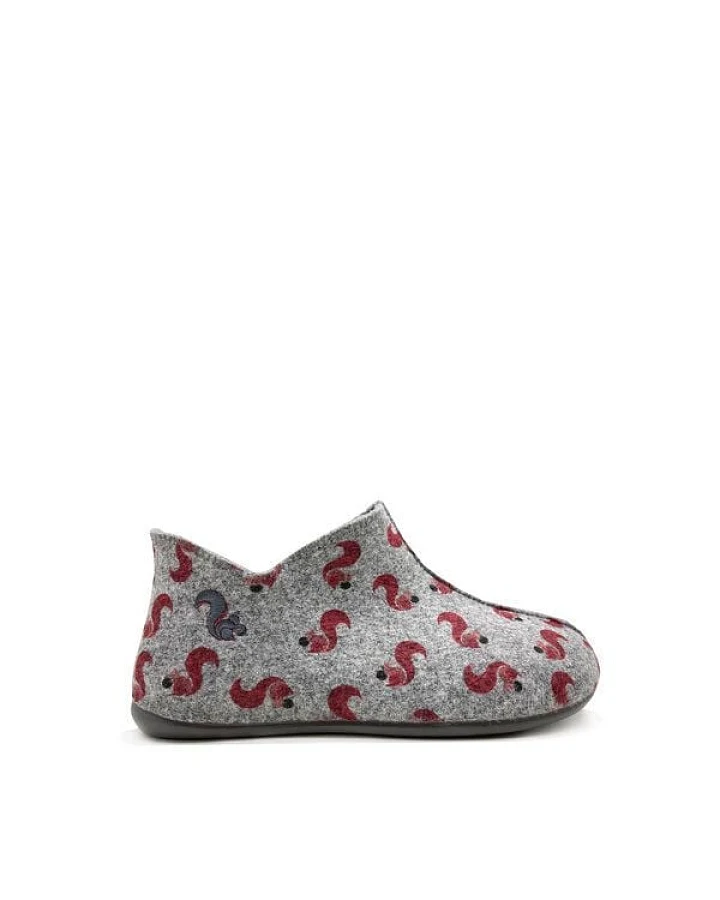 Veganer Kids Squirrel Slipper Boot "thies ® PET" aus recycelten Flaschen, fair produziert