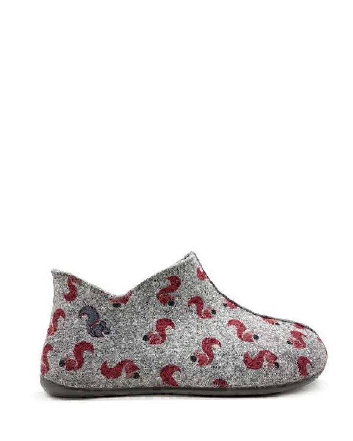 Veganer Kids Squirrel Slipper Boot "thies ® PET" aus recycelten Flaschen, fair produziert