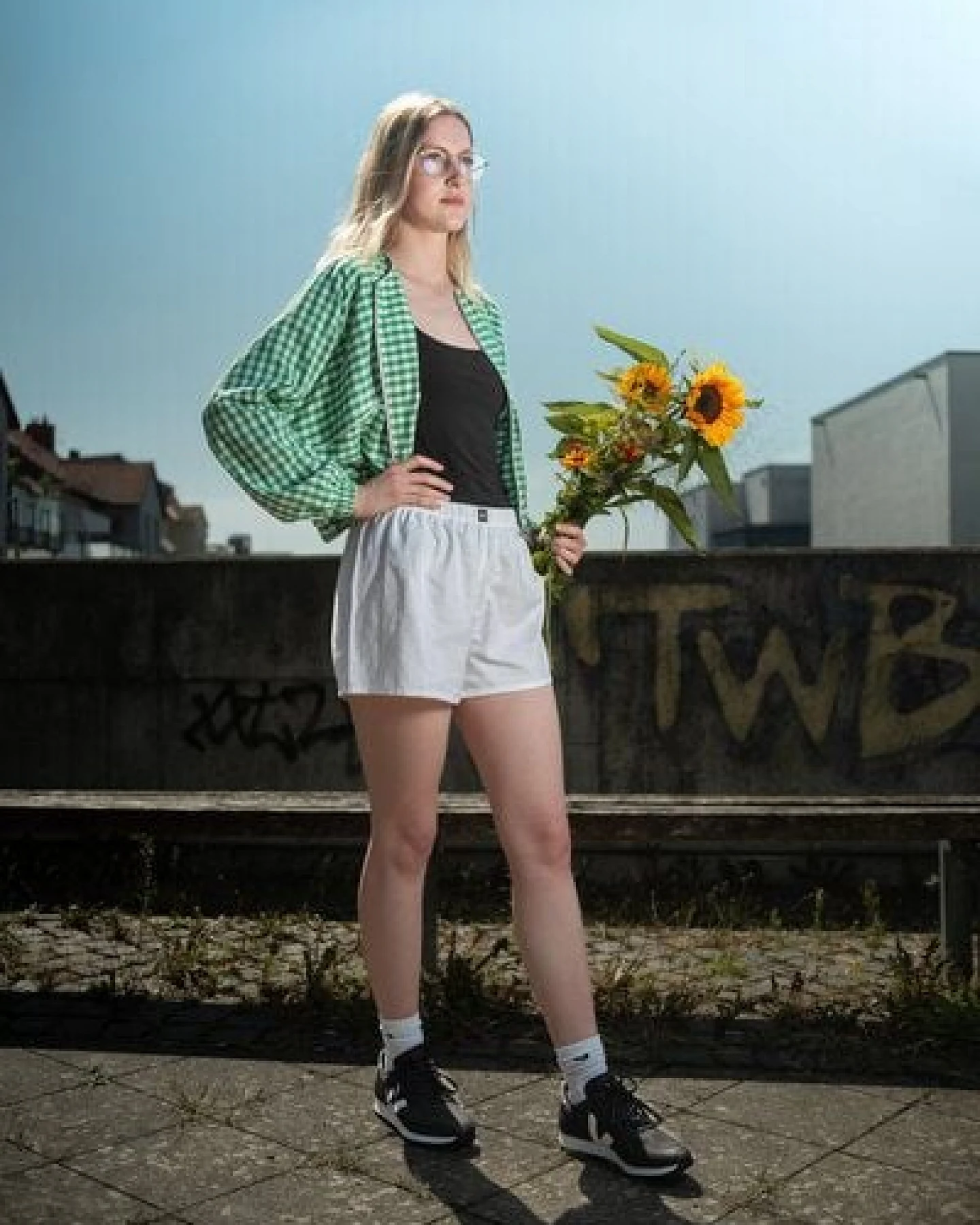 soki Upcycling Boxershorts aus geretteter Bettwäsche - weiß – Ansicht 4